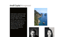 Desktop Screenshot of amalficapital.com